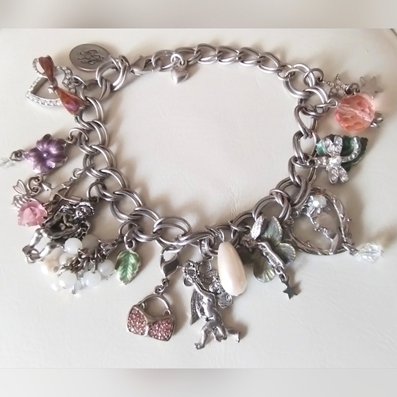 Kirks Folly Angels Ethereal Heavenly Charm Bracelet - Picture 9 of 15